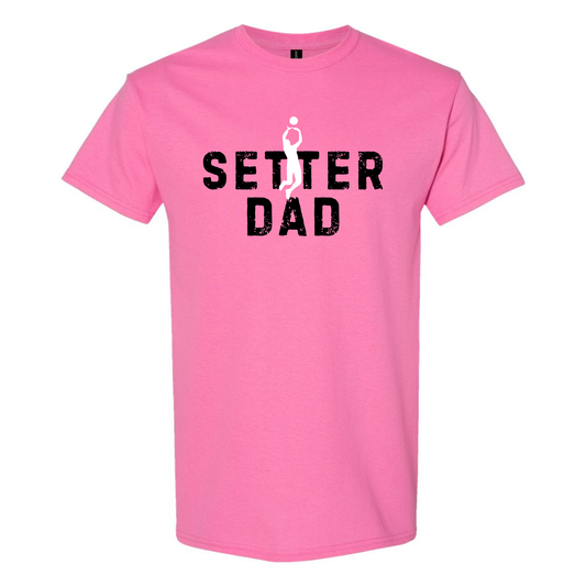 Setter Dad (male) Limited Edition Pink Shirt